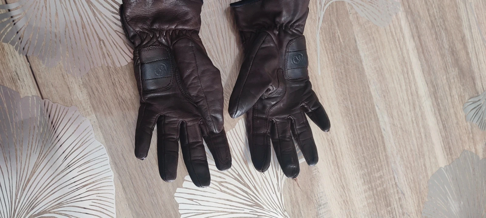 Guantes de moto de cuero para mujer – photo 2